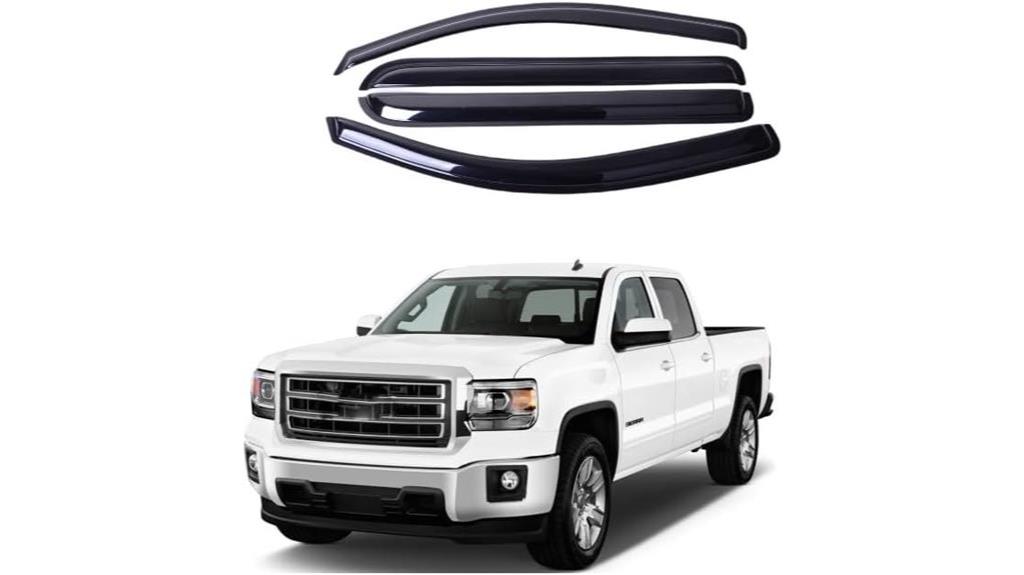 chevrolet silverado window visor