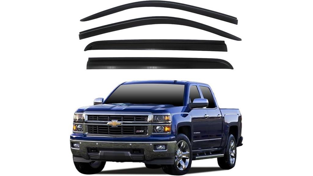 chevrolet silverado window visors