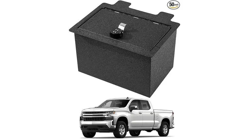 chevy silverado center console safe