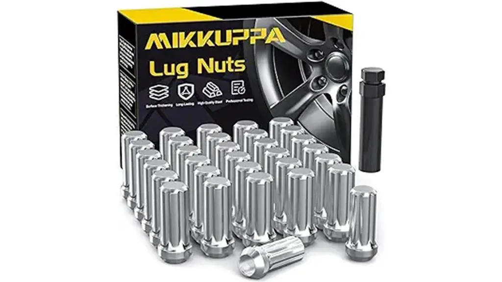 chrome splined lug nuts