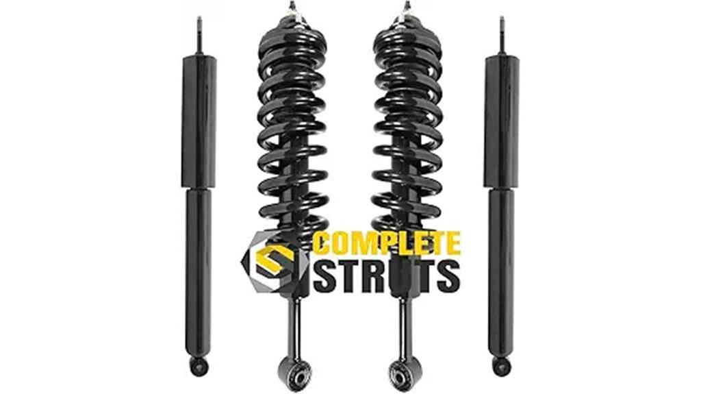 FCS Complete Strut & Coil Spring Set 4PCS - For Toyota Tacoma 4WD Front & Rear