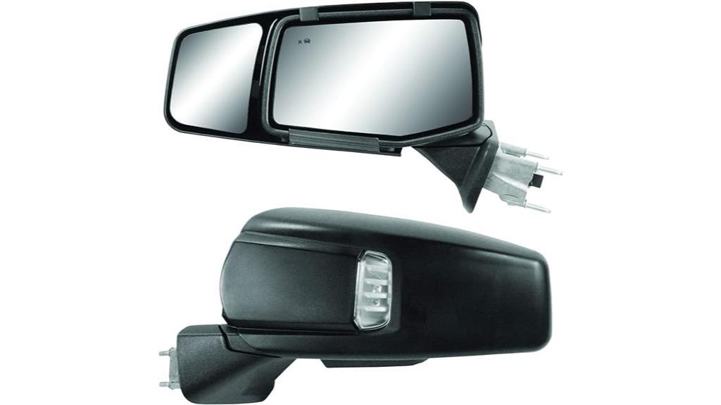 custom fit towing mirror