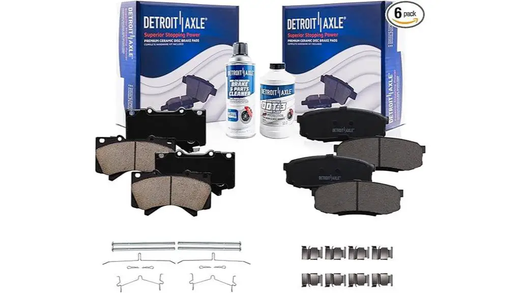 detroit axle brake pads