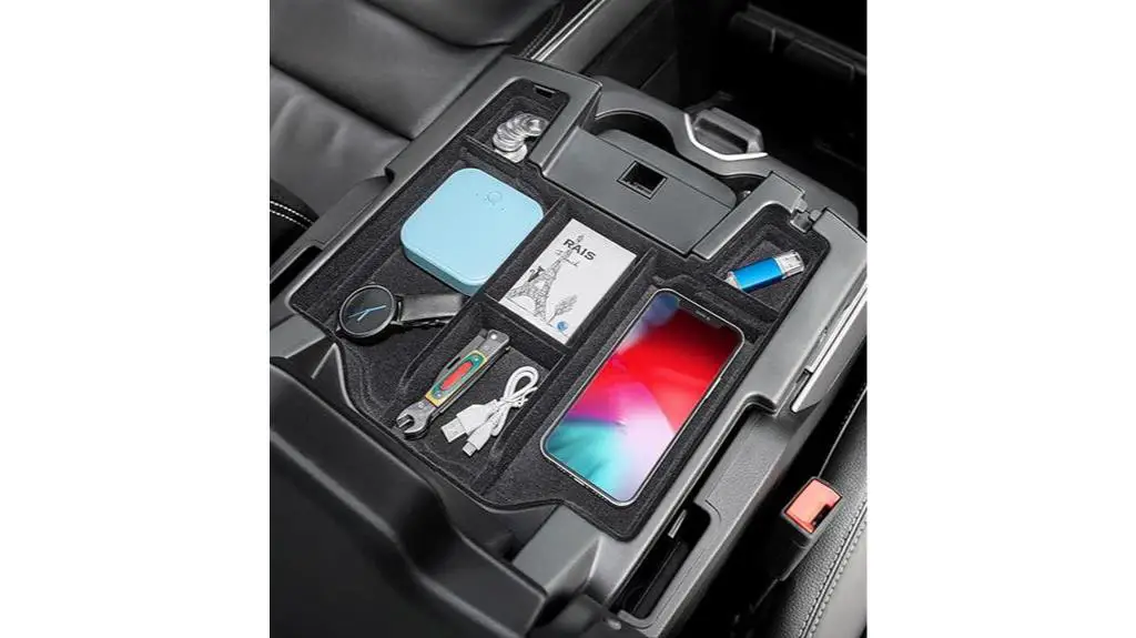 dodge ram center console organizer