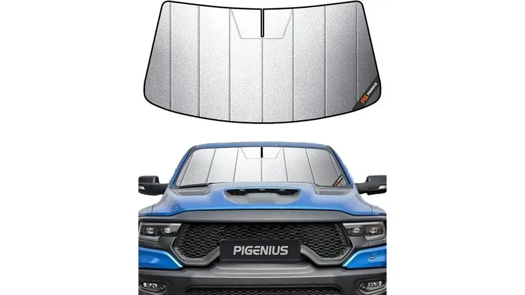 dodge ram windshield sun shade