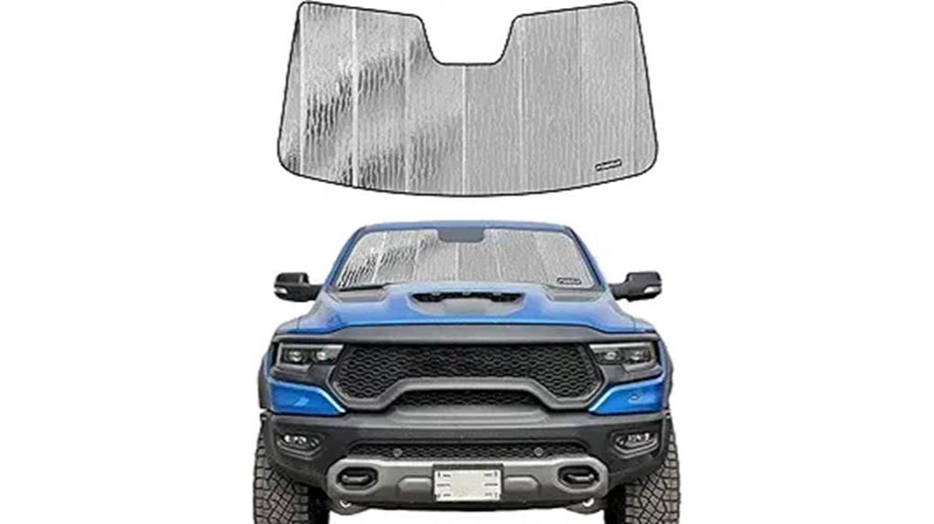 dodge ram windshield sunshade