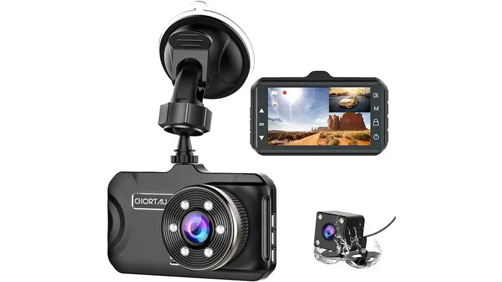 dual dash cam night vision