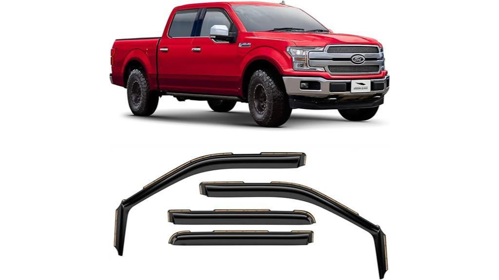 durable rain guards for trucks