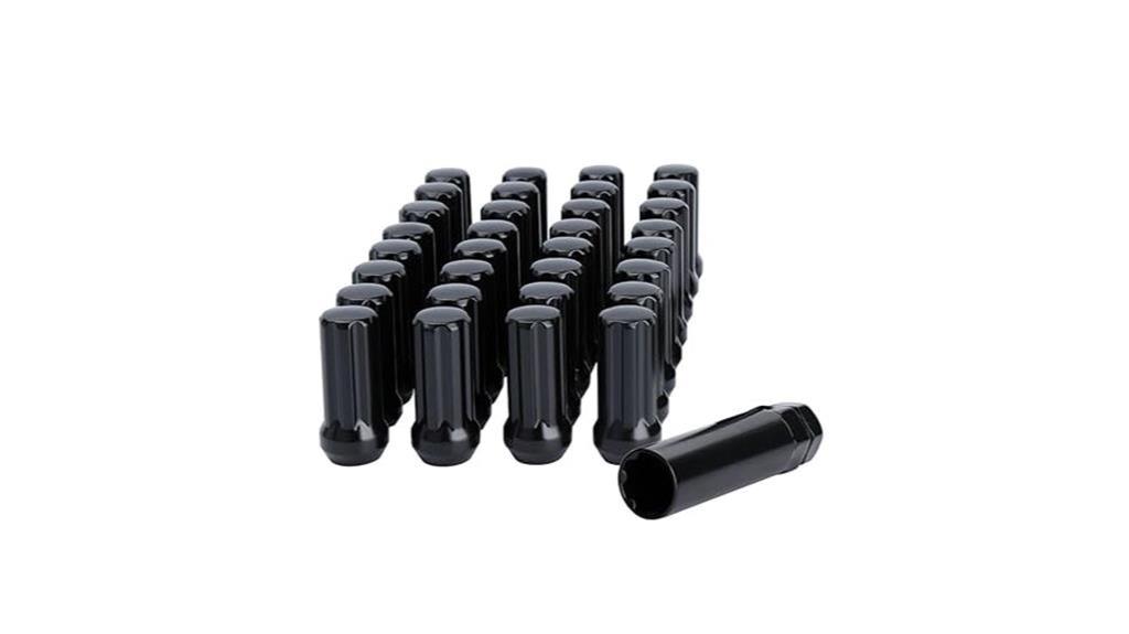 dynofit black lug nuts