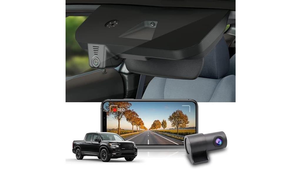 fitcamx dash cam honda ridgeline