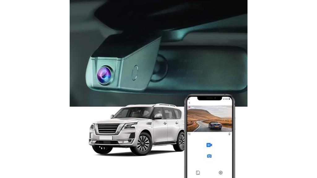 fitcamx dash cam nissan infiniti