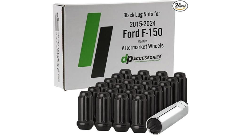 ford f 150 black lug nuts