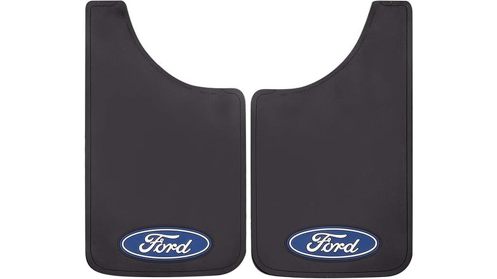 ford oval logo mud guards