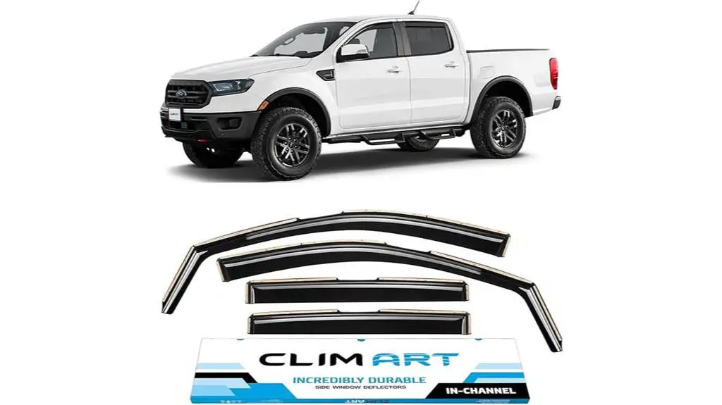 ford ranger rain guards