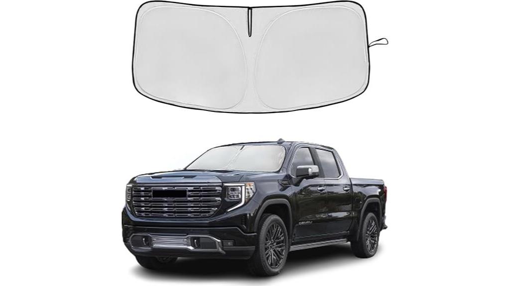 gmc sierra windshield sun shade