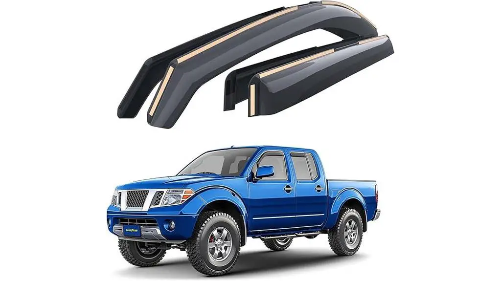 goodyear window deflectors nissan