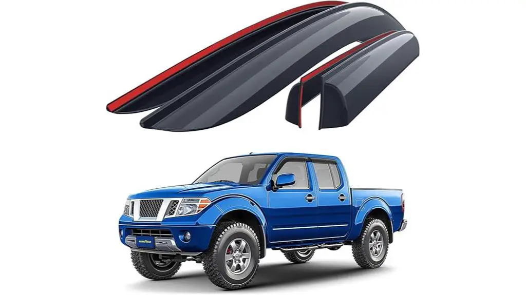 goodyear window deflectors nissan frontier