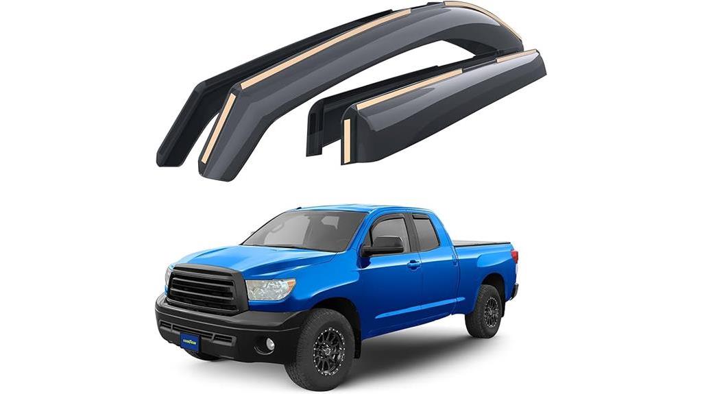 goodyear window deflectors toyota tundra