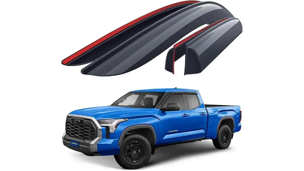 goodyear window deflectors toyota tundra