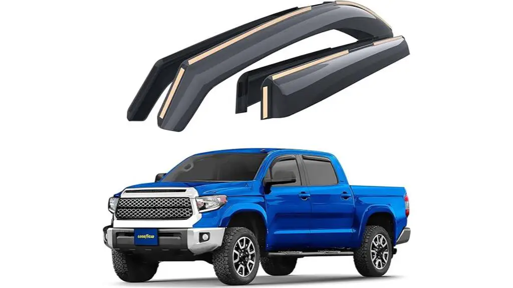 goodyear window deflectors toyota tundra