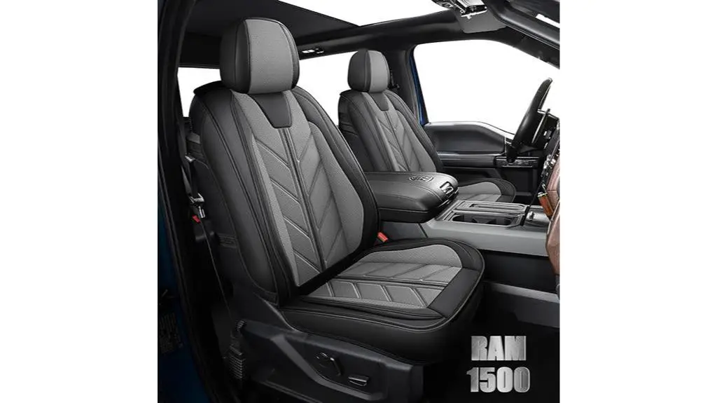 gray seat covers dodge ram