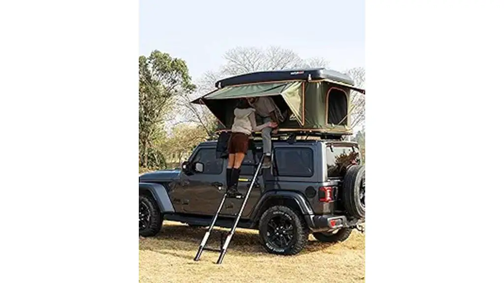 hard shell camping rooftop tent