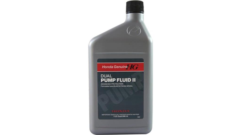 honda dual pump fluid