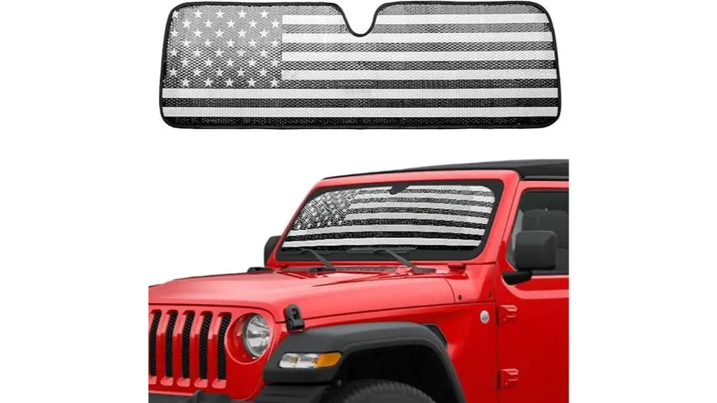 jeep windshield sun shade