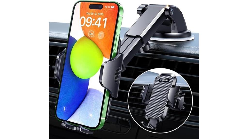 military grade car phone holder