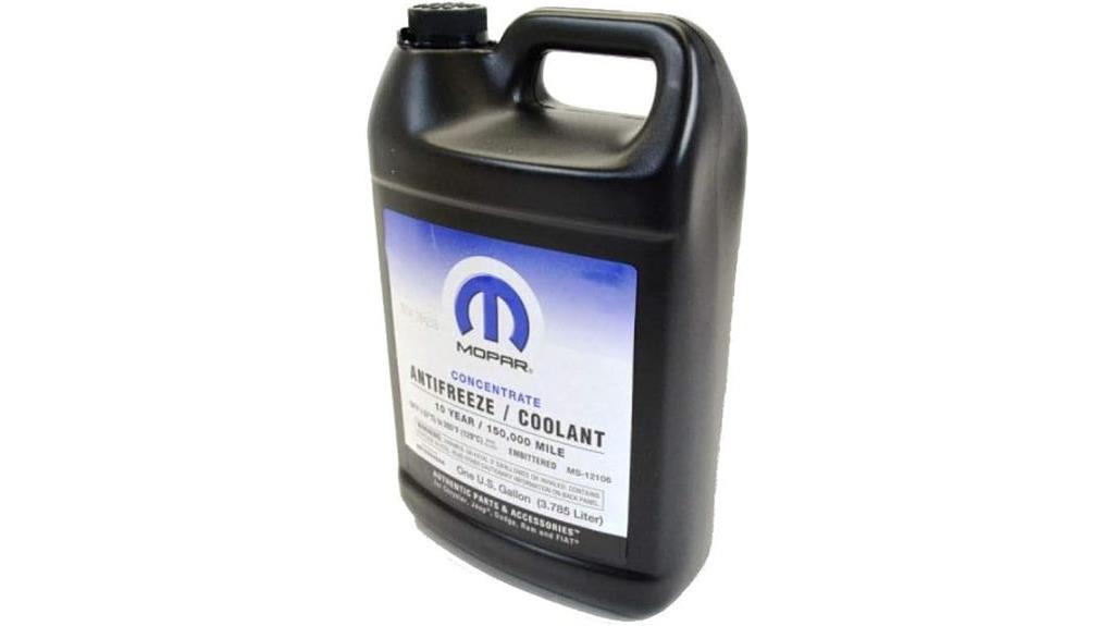 mopar coolant concentrate warranty