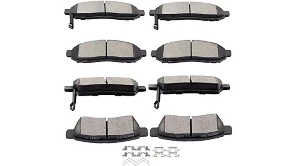 nissan frontier xterra brake pads