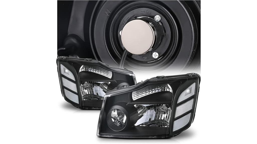 nissan titan armada headlights assembly