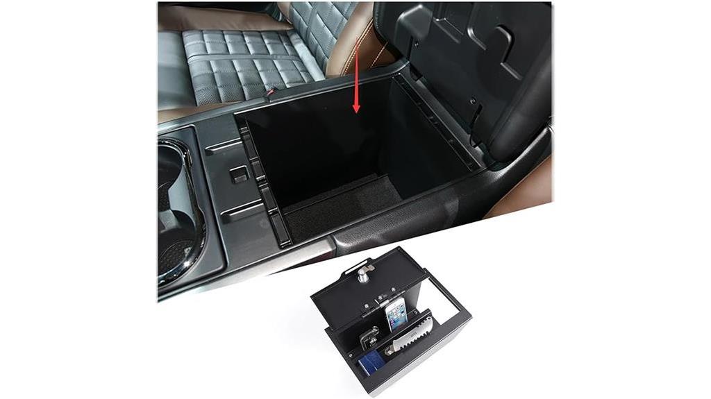 nissan titan console safe