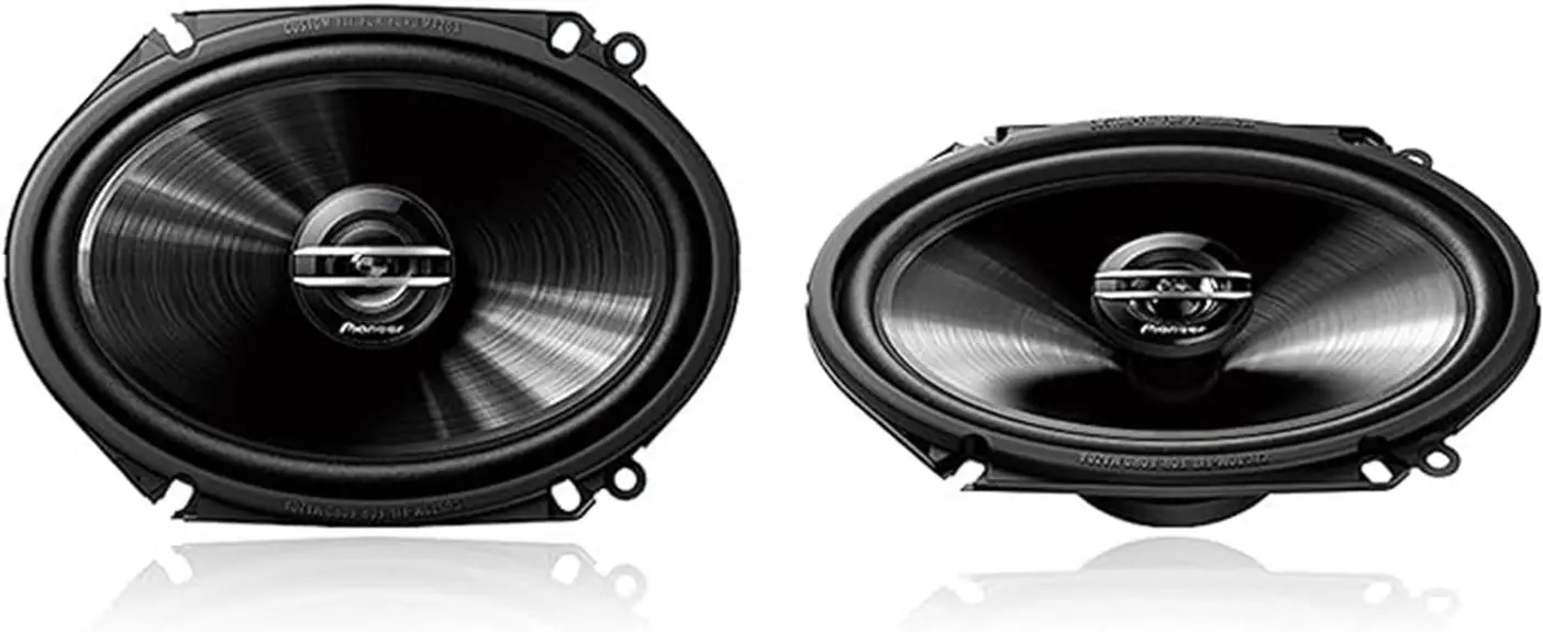 pioneer 6x8 coaxial speakers