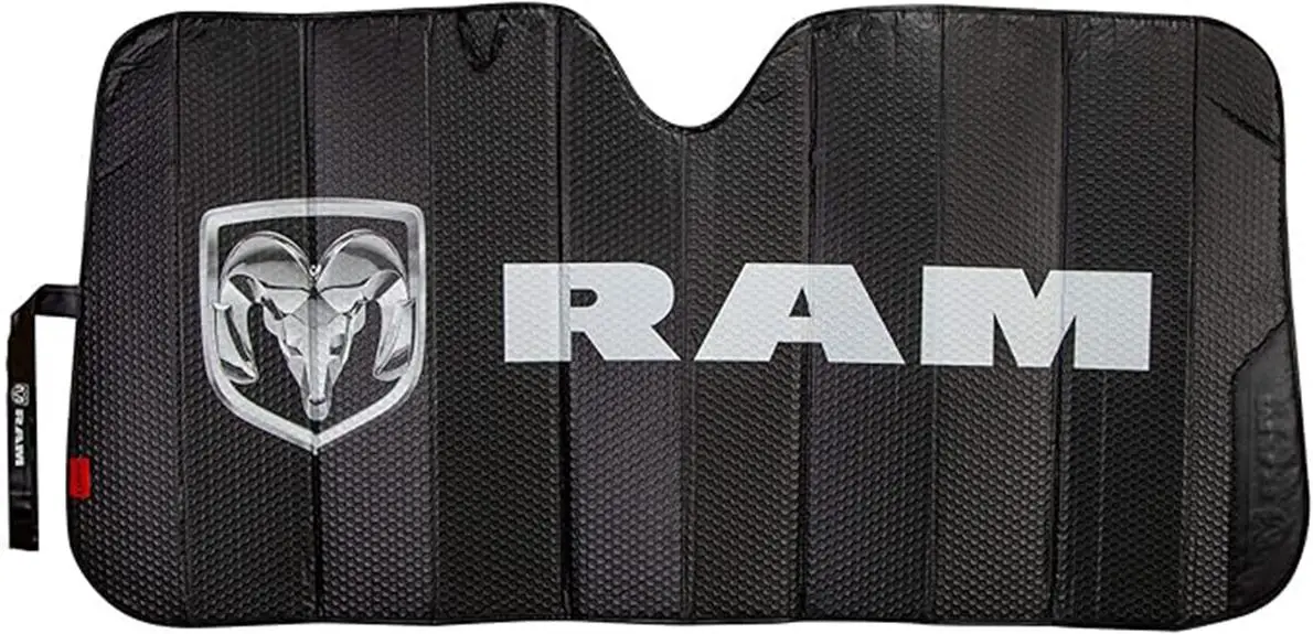 ram logo windshield sunshade