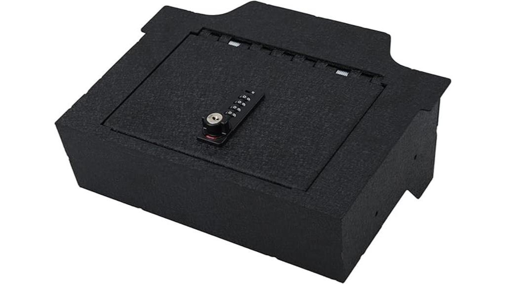 ram truck center console safe