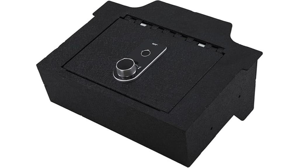 ram truck center console safe