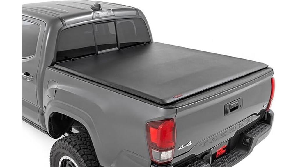 rough country tacoma bed cover