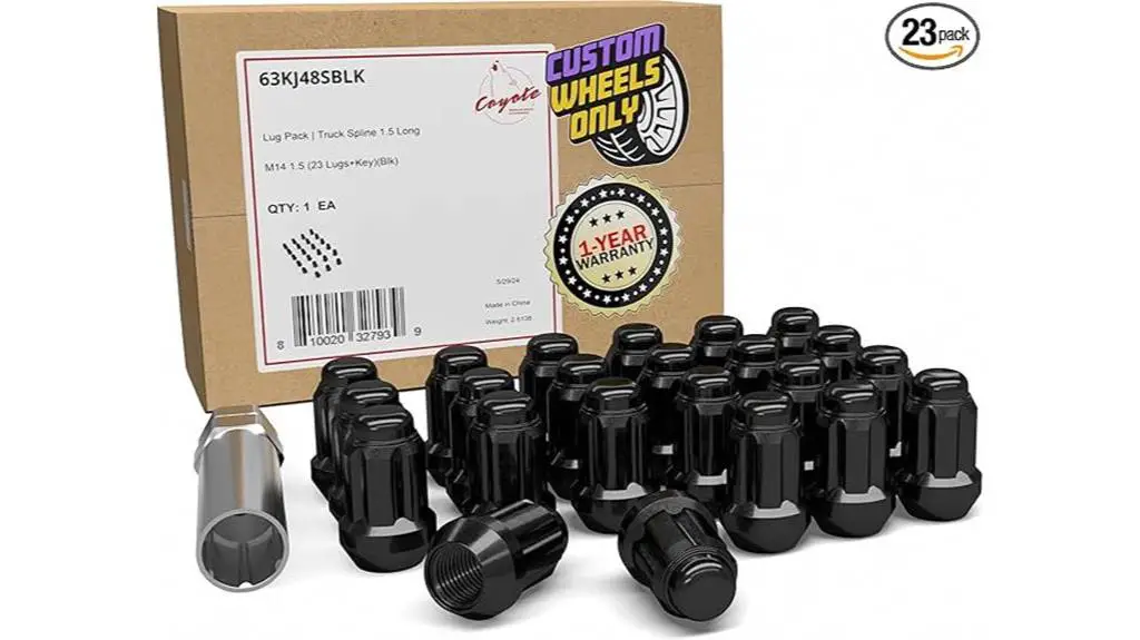 short truck lug nuts