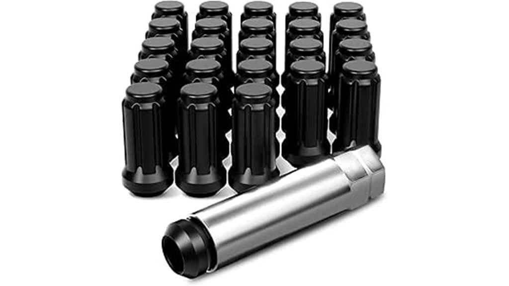 spline tuner black lugnuts