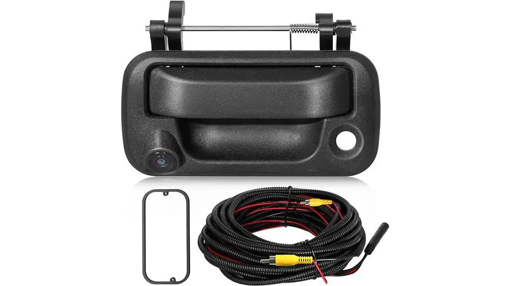 tailgate handle backup camera