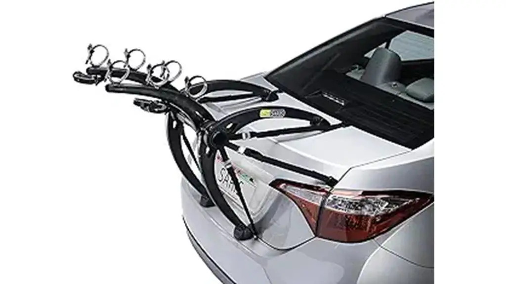 three bike trunk carrier