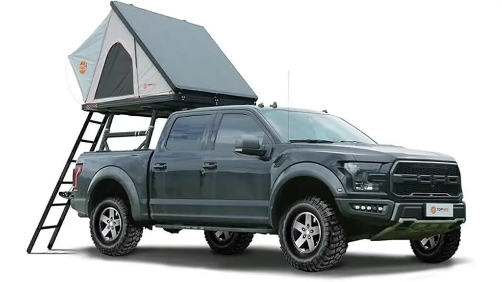 three person rooftop hard tent