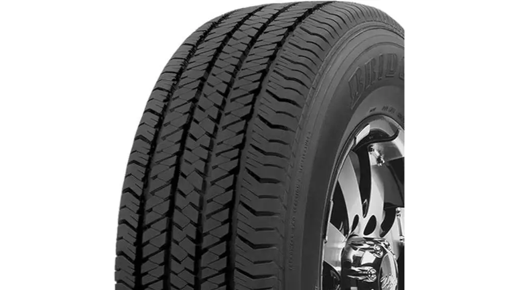 tire specifications bridgestone dueler