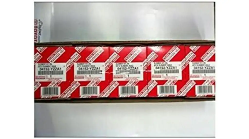 toyota genuine oil filters