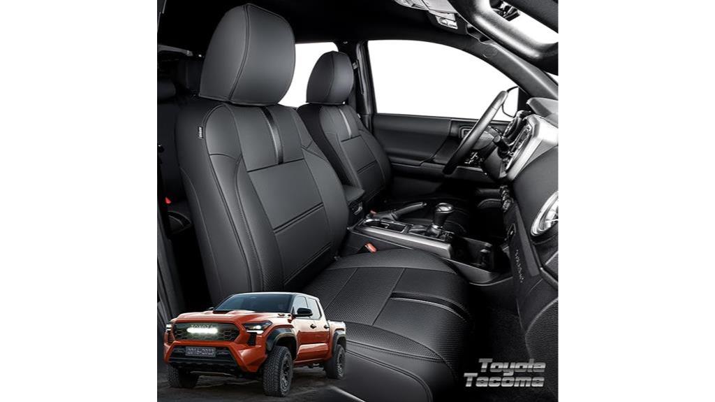 toyota tacoma leather covers