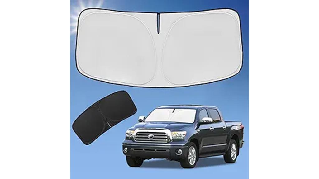 toyota tundra windshield sunshade