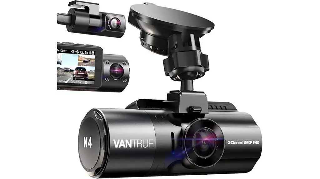 triple channel dash cam