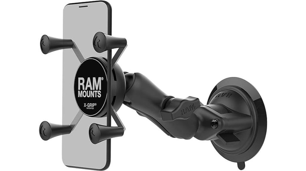 twist lock phone mount system