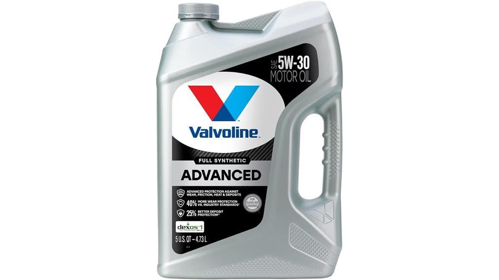 valvoline 5w 30 synthetic oil